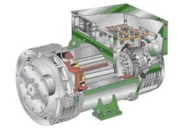 罗湖发电机内部结构图